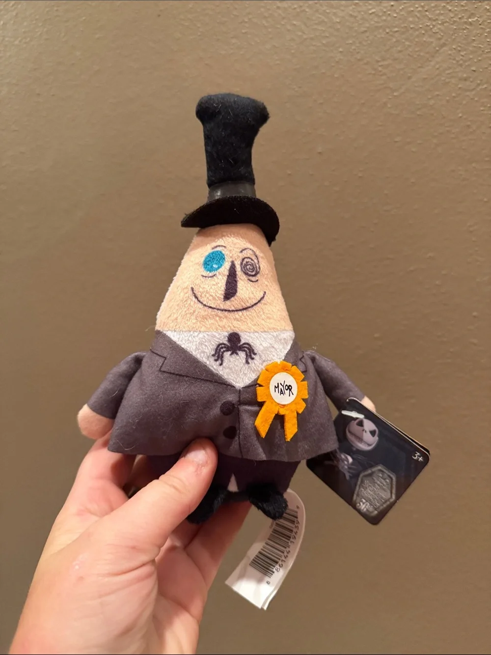 The Nightmare Before Christmas The Mayor 7-Inch Plush NWT